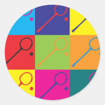 Squash Pop Art Sticker