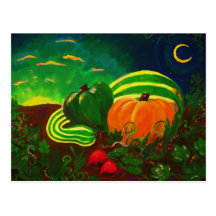 Squash Resting after a Late Night Adventure Post Cards