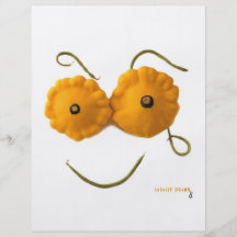 Squash Smiley Face Full Color Flyer