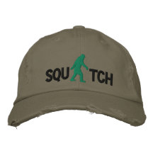 Squatch avec le grand logo de Bigfoot Casquette Brodée