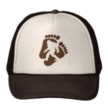 Squatch Footprints Trucker Hat