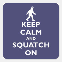 Squatch On Sticker