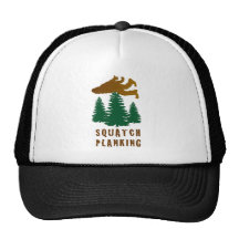 SQUATCH PLANKING TRUCKER HAT