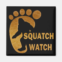 Squatch Watch Refrigerator Magnets