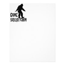Squatchin allé 2 en-tête de lettre customisée