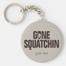 Squatchin allé - Brown et Tan Porte-clef