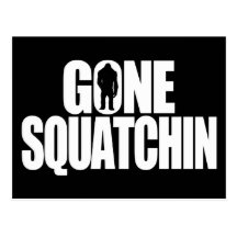 Squatchin allé cartes postales