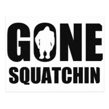 Squatchin allé cartes postales
