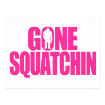 Squatchin allé cartes postales