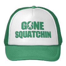 Squatchin allé casquettes de camionneur