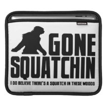 Squatchin allé - croyant drôle de Bigfoot Poches Pour iPad