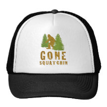 Squatchin allé (cru) casquettes