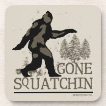 Squatchin allé sous-bock