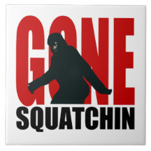 Squatchin allé - noir et rouge carreaux en céramique