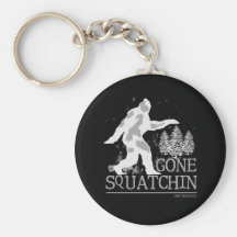 Squatchin allé porte-clé