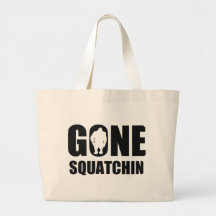 Squatchin allé sac de toile