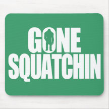 Squatchin allé tapis de souris