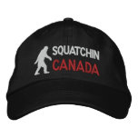 Squatchin canada embroidered baseball caps