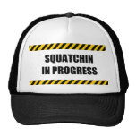 Squatchin in Progress Mesh Hats