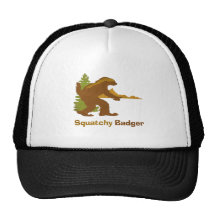 Squatchy Badger (vintage) Trucker Hat