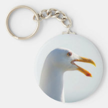 Squawking Gull Key Chains