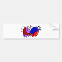 squee smooch bumper sticker