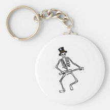 Squelette de danse porte-clef