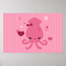 Squid Cutie Poster