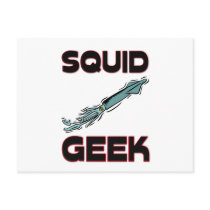 Squid Geek Postcards