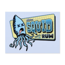 Squid Rum Post Card