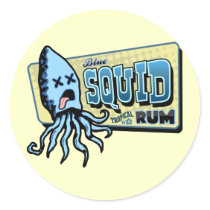 Squid Rum Stickers