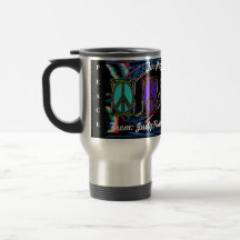 Squiggle Peace Sign Mug