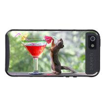 Squirrel Drinking a Cocktail iPhone 5 Cover