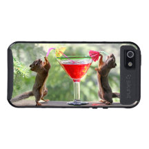 Squirrel Drinking Coffee iPhone 5 Cover