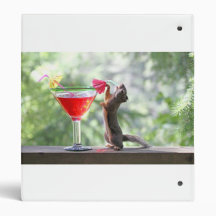 Squirrel Drinking Tropical Drink Binders