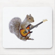 Squirrel Guitar Mouse Mats