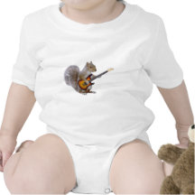 Squirrel Guitar Tee Shirt