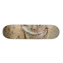 Squirrel In Dirt Sand Skateboard Deck