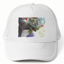 Squirrel in Flower Pot Hat