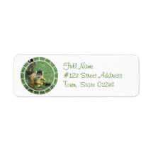 Squirrel Monkey Mailing Label