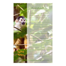 Squirrel Monkey Stationery