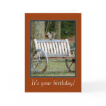 Squirrel n Nut' Birthday Card