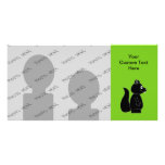 Squirrel on Green Background Photo Card