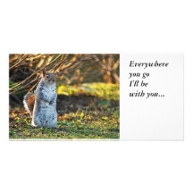 Squirrel or a Meerkat, Photo Card