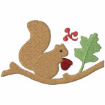 Squirrel Play embroidered shirts
