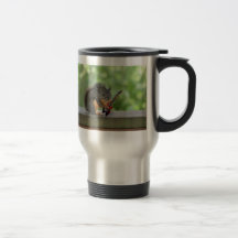 Squirrel Playing Electric Guitar Mugs