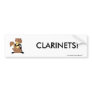 Squirrel Playing the Clarinet Bumper Stickers