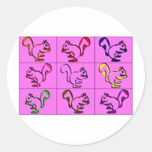 Squirrel Sticker