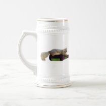 Squirrel with Empty Beer Bottle Mug