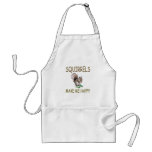 Squirrels Make Me Happy Aprons